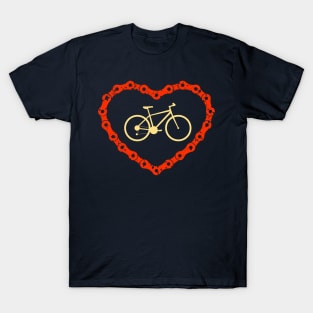 Bicycle chain BMX biker cyclist gift idea present T-Shirt